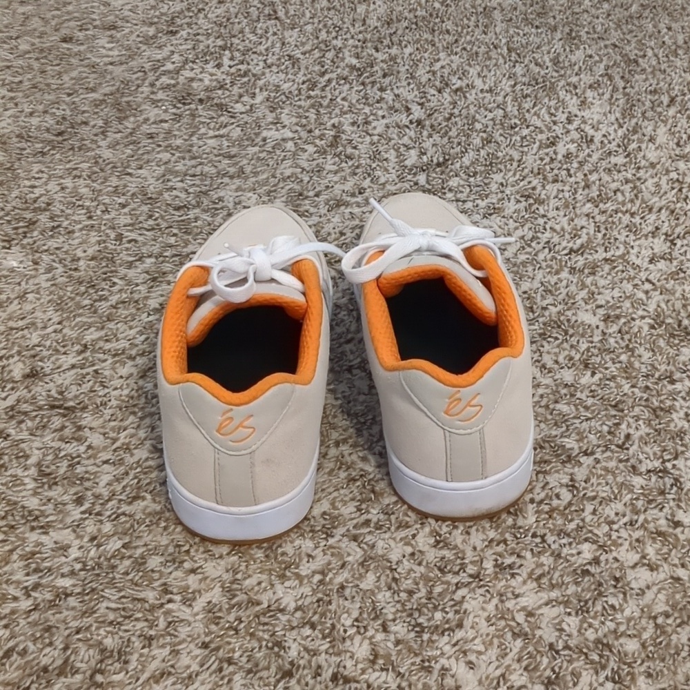 Es Accel Slim X The Nine Club Shoes Grey White Orange 7 Skateboard Sneakers - Picture 3 of 12